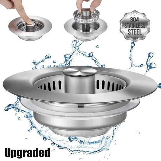 🏆Buy More Save More🔥Upgraded 3 in 1 Kitchen Sink Drain Straine