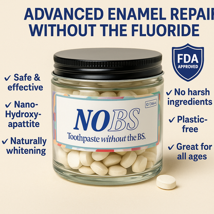 Rebuild Your Smile—Not Just Mask It. The Toothpaste Tablet That Actually Works.🦷