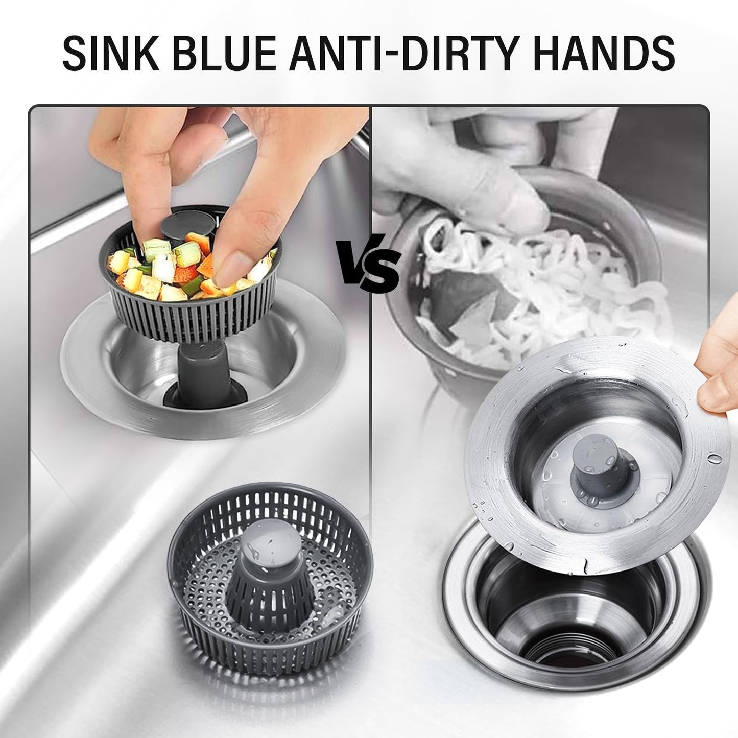 🏆Buy More Save More🔥Upgraded 3 in 1 Kitchen Sink Drain Straine